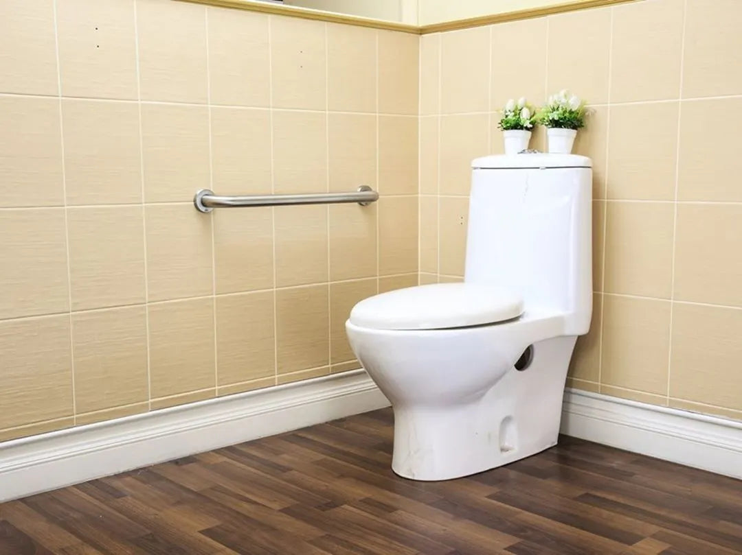 Barra de Apoio Reta 80 Cm Pne/pcd - LeveVida - Inox Polido