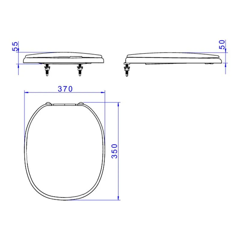 Assento Plástico Fast/Aspen - Creme - Deca