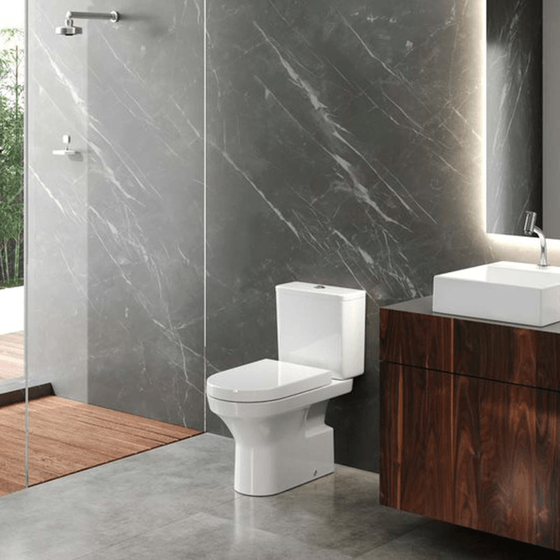 Assento Termofixo Slow Close e Easy Clean - Branco - Deca