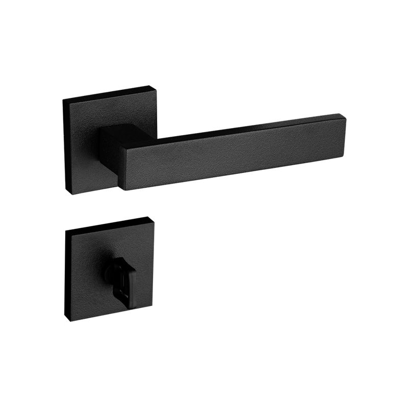 Fechadura p/ Banheiro Retro 411/55PB - Preto - Pado