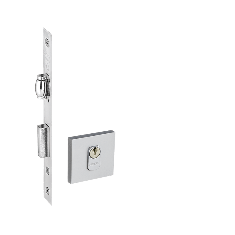 Fechadura Rolete 55mm Roseta Quadrada 464/55RE - Cromado - Pado