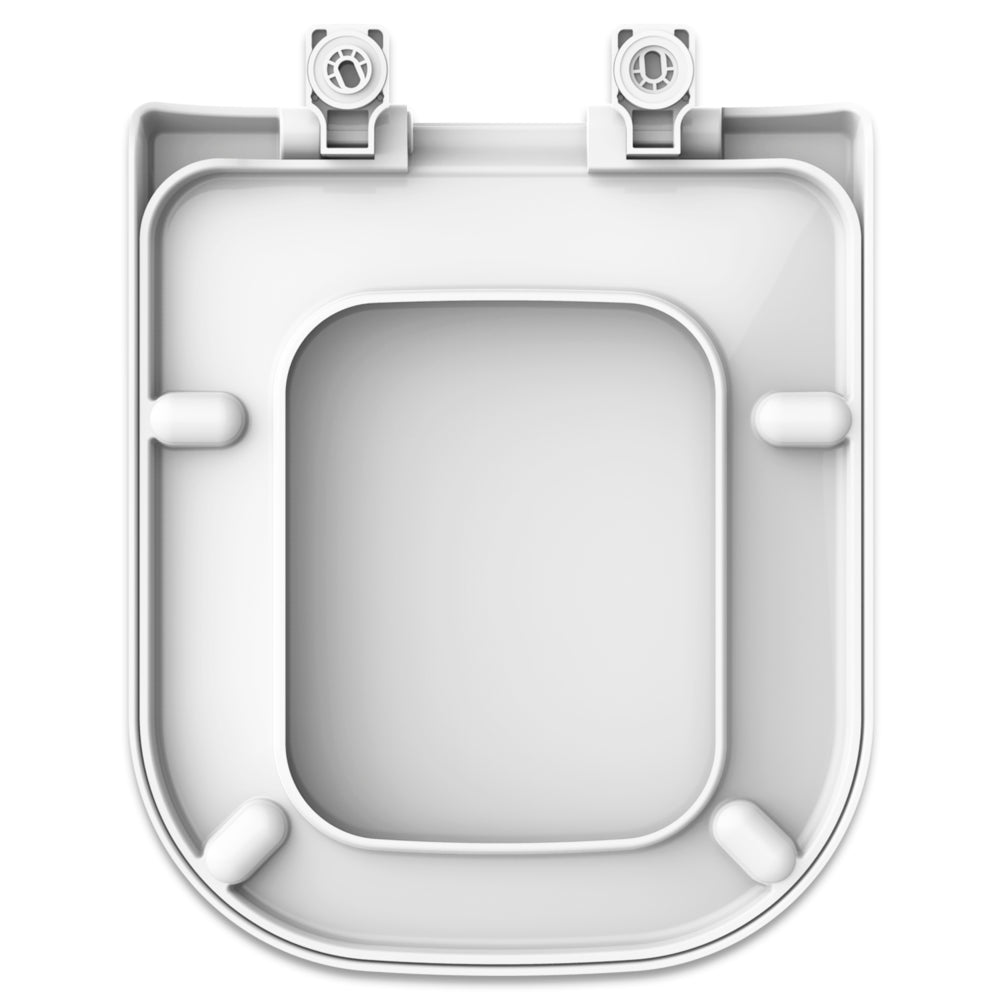 Assento Termofixo Soft Close Quadra/Piano - Branco - Tupan