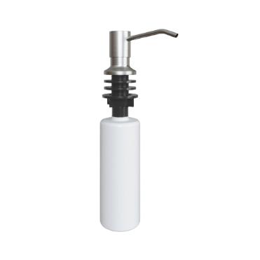 Dosador de Detergente Líquido 350ml - Inox Escovado - GhelPlus