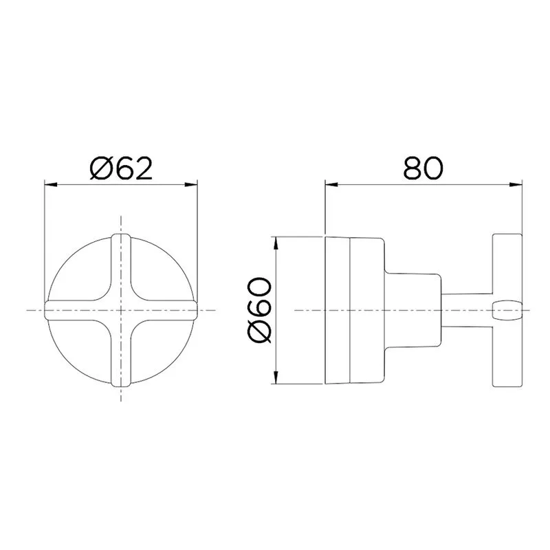 Acabamento p/ Registro Base Deca 1/2", 3/4" e 1" Invicta - Cromado - Docol