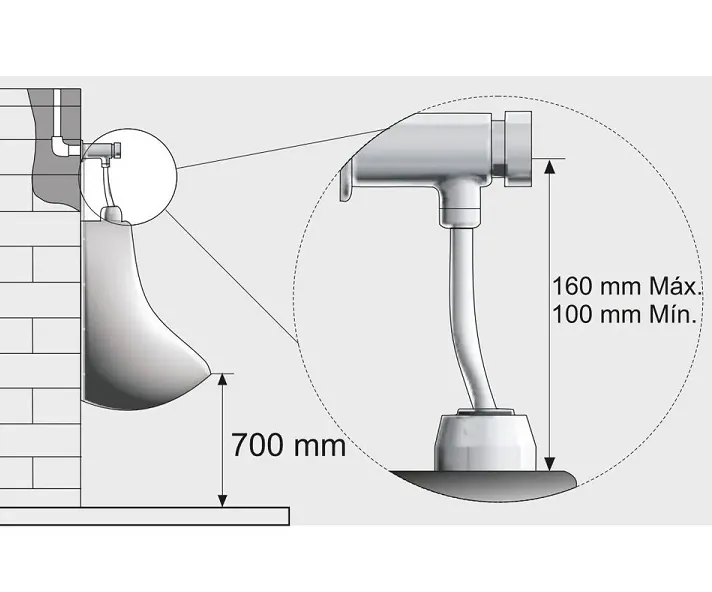Válvula de Mictório Compact PressMatic - Cromado - Docol