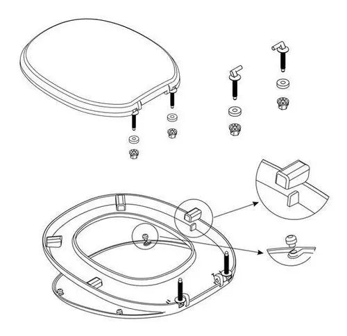 Assento Plástico Fast/Aspen - Branco - Deca