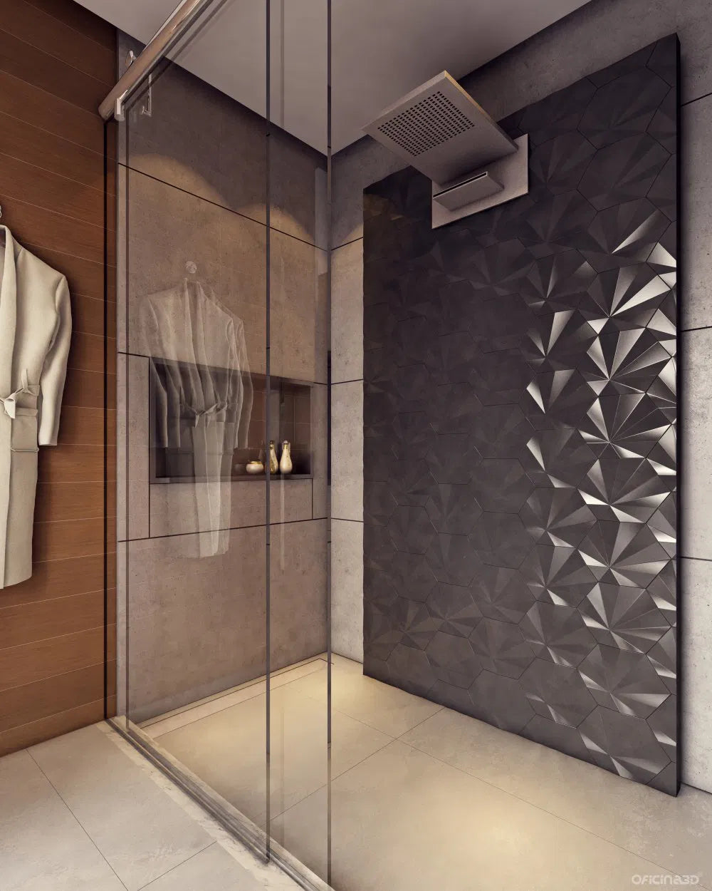 Ralo Linear Royal 100cm - Oculto - Elleve