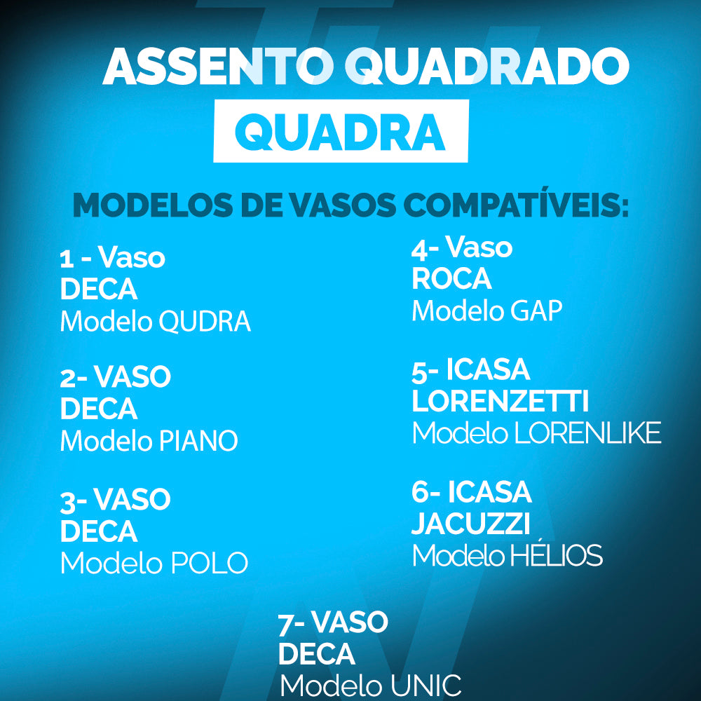 Assento Convencional PP Quadra/Gap/Debba/Piano - Branco - Tupan