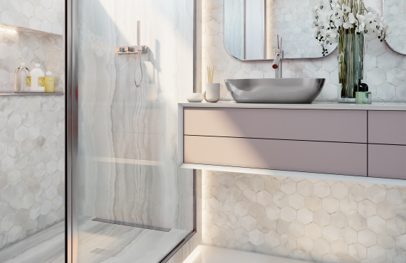 Ralo Linear Versatile Central 75cm - Oculto - Elleve