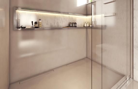 Ralo Linear Smart 70cm - Oculto - Elleve
