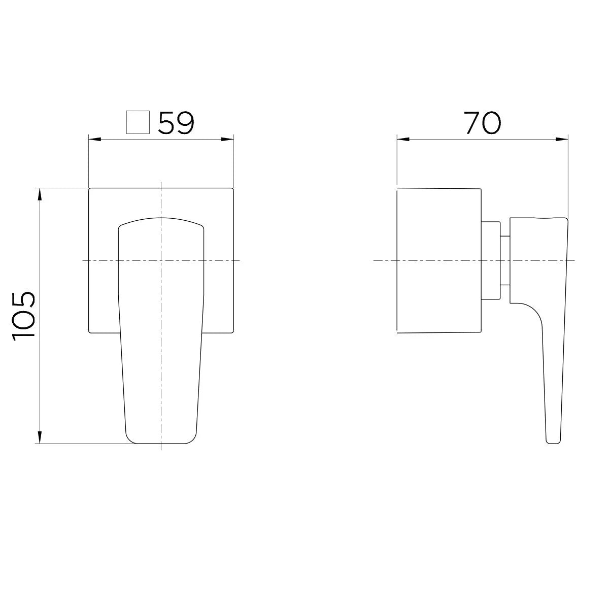 Acabamento p/ Registro Base Deca 1/2", 3/4" e 1" Lift Cromado - Docol