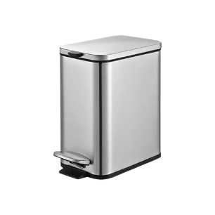 Lixeira Frame 5 Litros - Cor Inox - Brinox