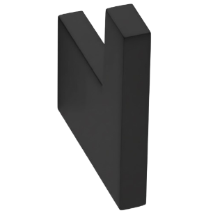 Cabide New Star - Preto Fosco - Formi