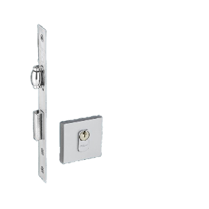 Fechadura Rolete 90mm Roseta Quadrada 466/55RE - Cromado - Pado