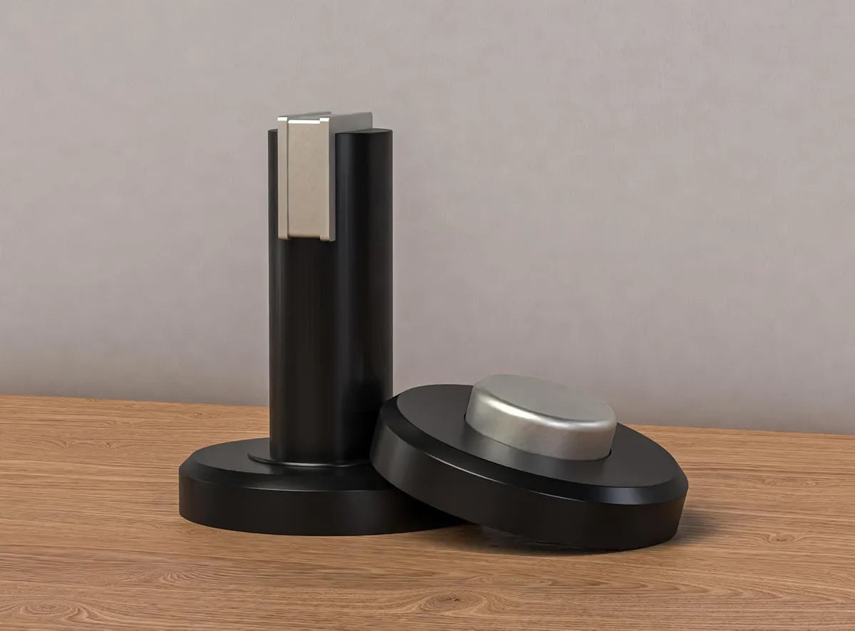 Trava Porta Magnético Dual - Preto - ComfortDoor
