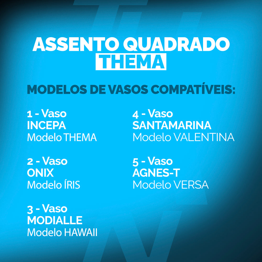 Assento Evolution Thema PP Convencional - Branco - Tupan