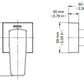 Acabamento p/ Registro DocolBase 1/2", 3/4" a 1" Cromado - Docol