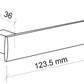 Fechadura Externa Metro Light 1700 - Cromado - IMAB