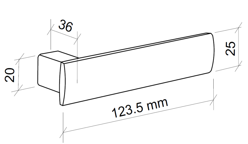 Fechadura Externa Metro Light 1700 - Cromado - IMAB