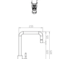 Misturador Monocomando Para Cozinha Inox Escovado - Debacco - 20.04.00181