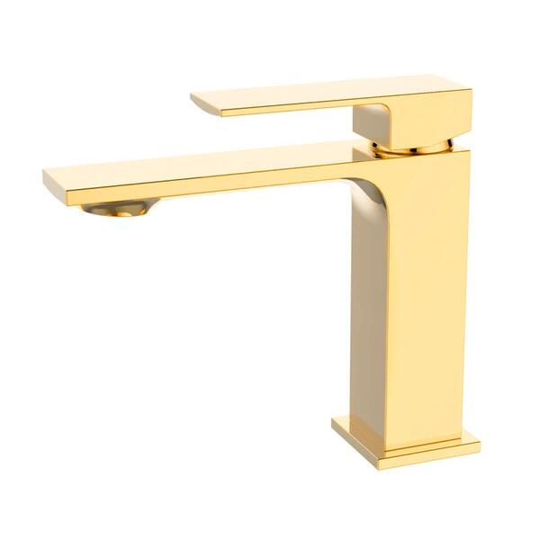 Misturador Monocomando Bica Baixa Lx2296G - Gold - Lexxa