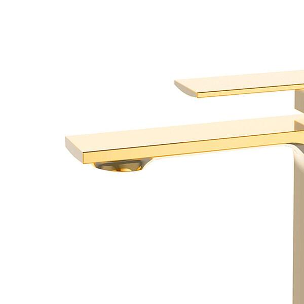 Misturador Monocomando Bica Baixa Lx2296G - Gold - Lexxa