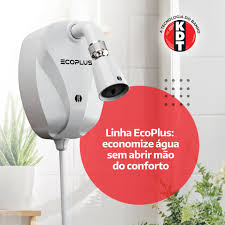 Ducha EcoPlus c/ Desviador 220V - KDT - Branca