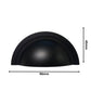 Puxador Tipo Concha Shell 64mm - Preto - Zen
