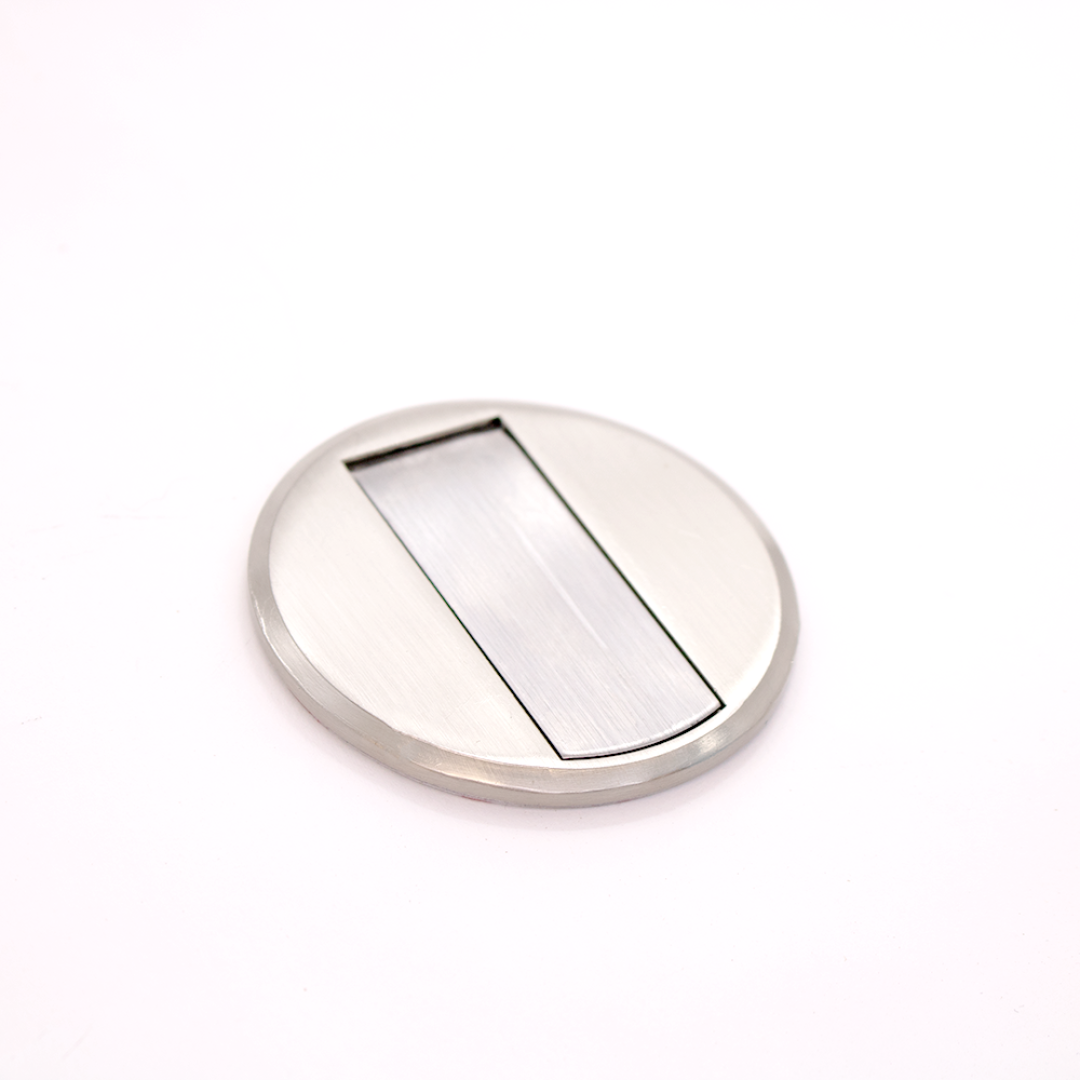 Trava Porta Magnético Slim - Cromado - ComfortDoor