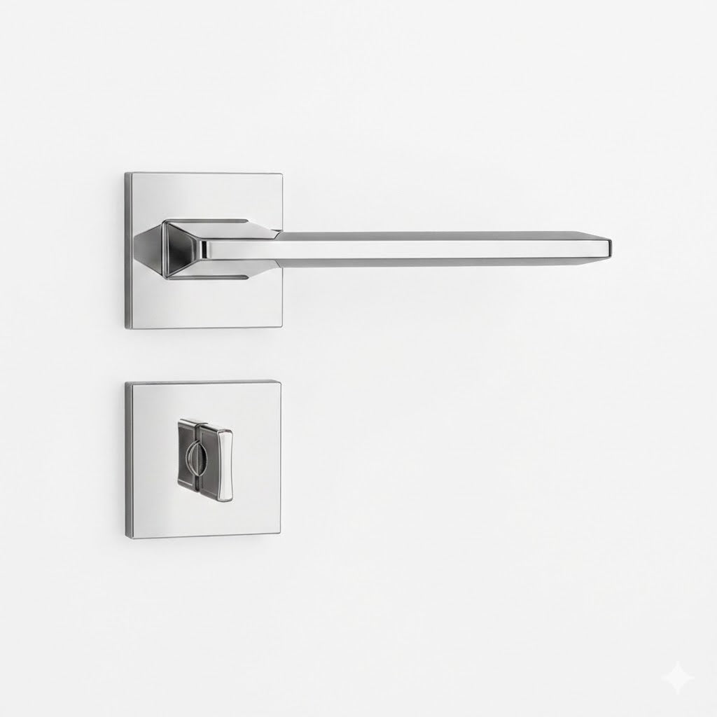 Fechadura p/ Banheiro Sara 502/55PB - Cromado - Pado